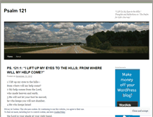 Tablet Screenshot of hundredtwentyfirstpsalm.com